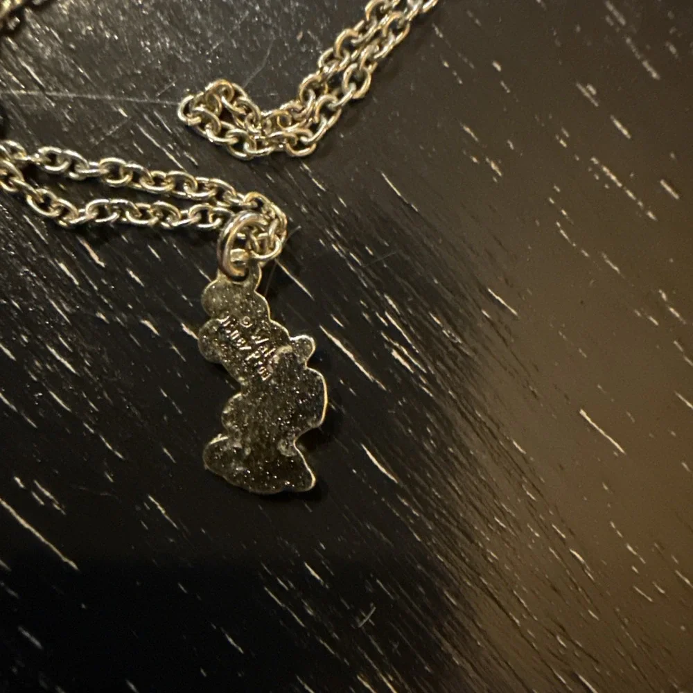 VINTAGE MINNIE MOUSE CHILDS NECKLACE WALT DISNEY JEWELERY NECK CHAIN PENDANT